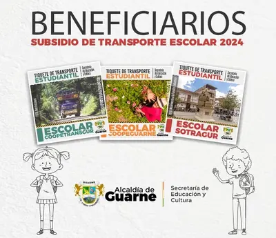 Beneficiarios del Subsidio de Transporte Escolar 2024